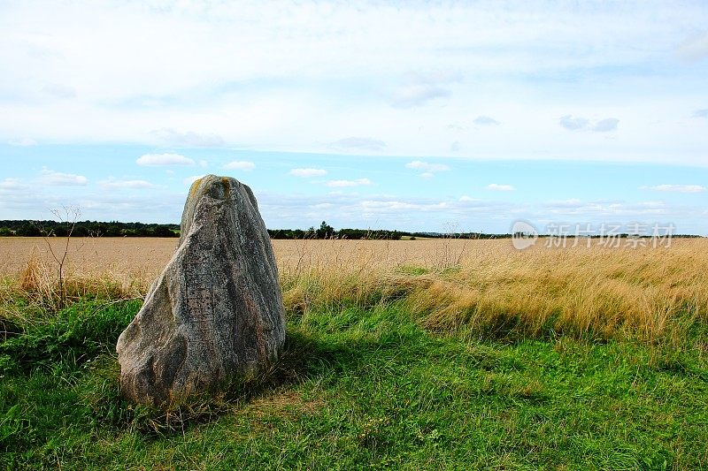 h æ ulf (Hairulfr) runic stone on Hærvejen古军道